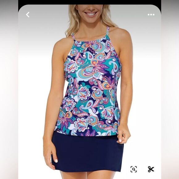 NWT Island Escape cali underwire tankini - Picture 1 of 5